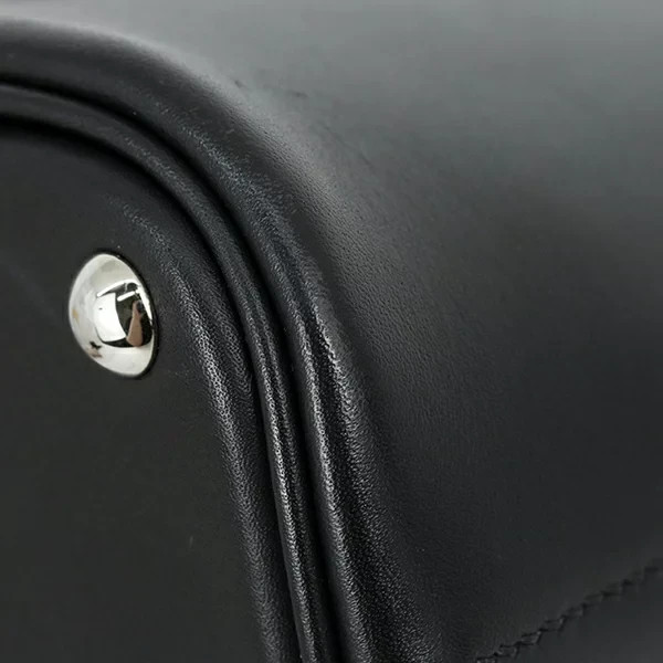 HERMES Bolide 27 Handbag Veau Chamonix Leather Black SHW Women
