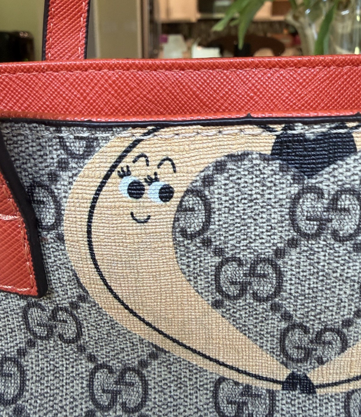 GG Inspired Heart Print Mini Tote
