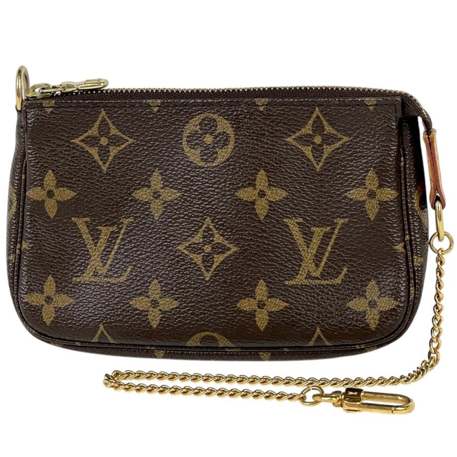 Louis Vuitton Pochette Monogram Brown Handbag M58009 #BS4530