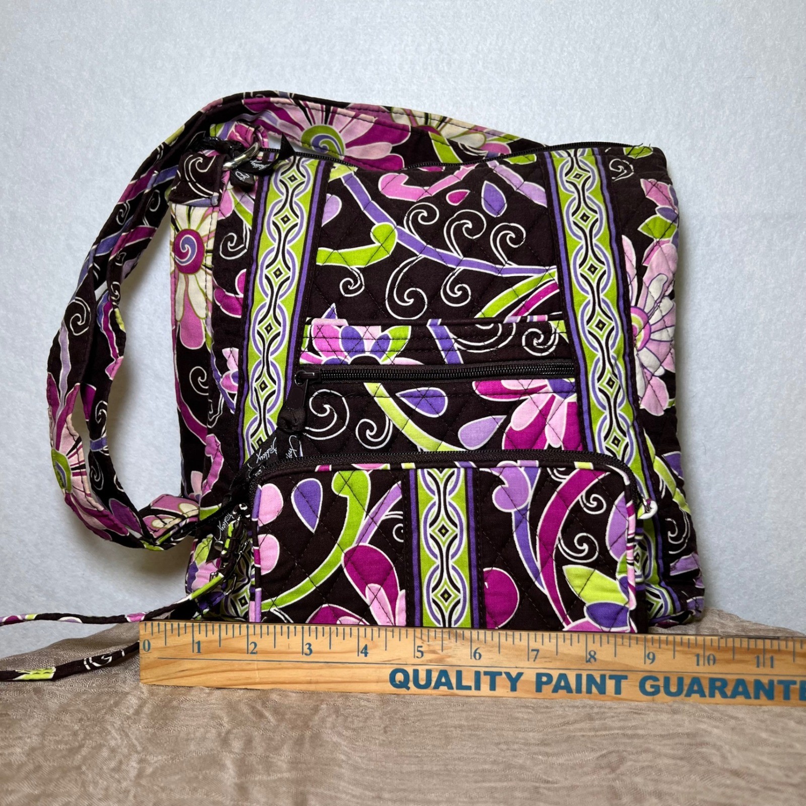 Vera Bradley Crossbody & Wristlet Set Retired Purple Punch Floral Y2K Nostalgic