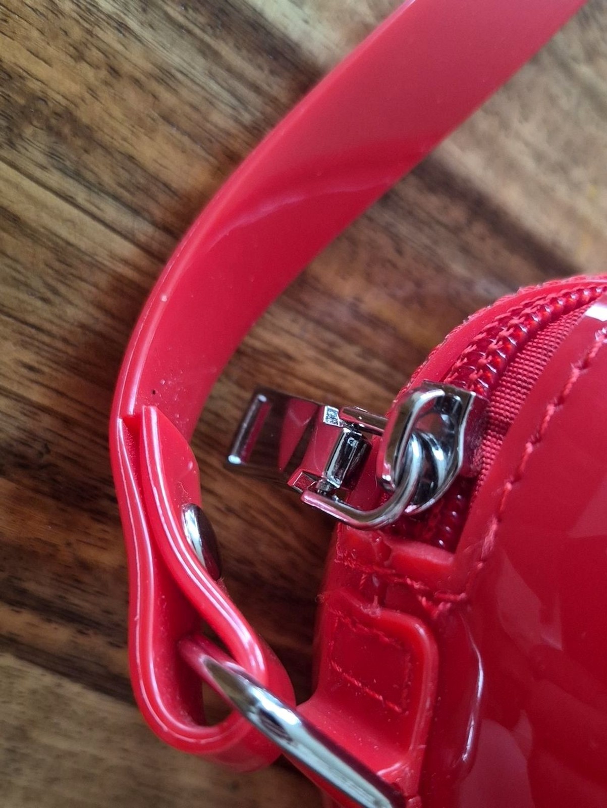 “Oddpeople” Logo Red Molded Heart Bag