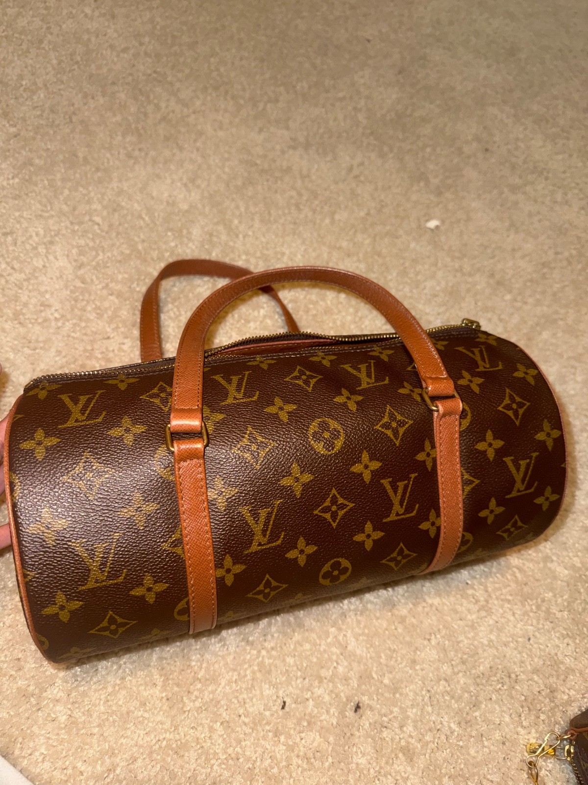 Louis Vuitton PapillonShoulder Bag GM Brown Canvas