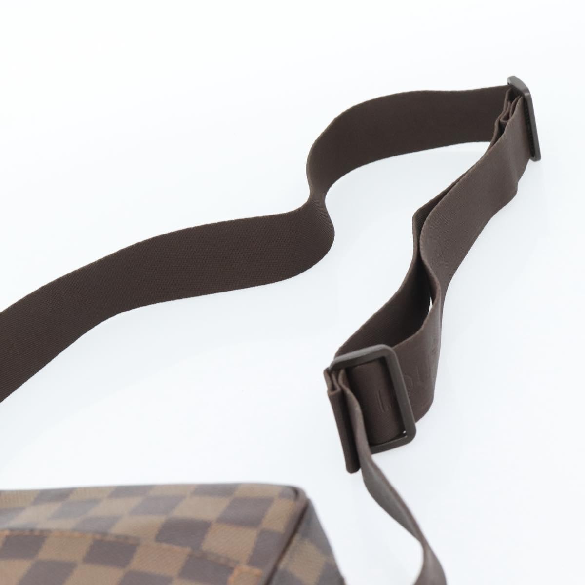 LOUIS VUITTON Damier Ebene Olaf PM Shoulder Bag N41442 LV Auth ka4840