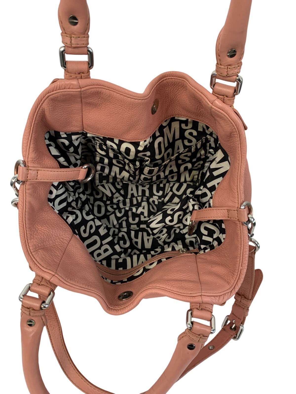 MARC BY MARC JACOBS Classic Q Fran Shopper Bag Pink 8777 Medium GUC