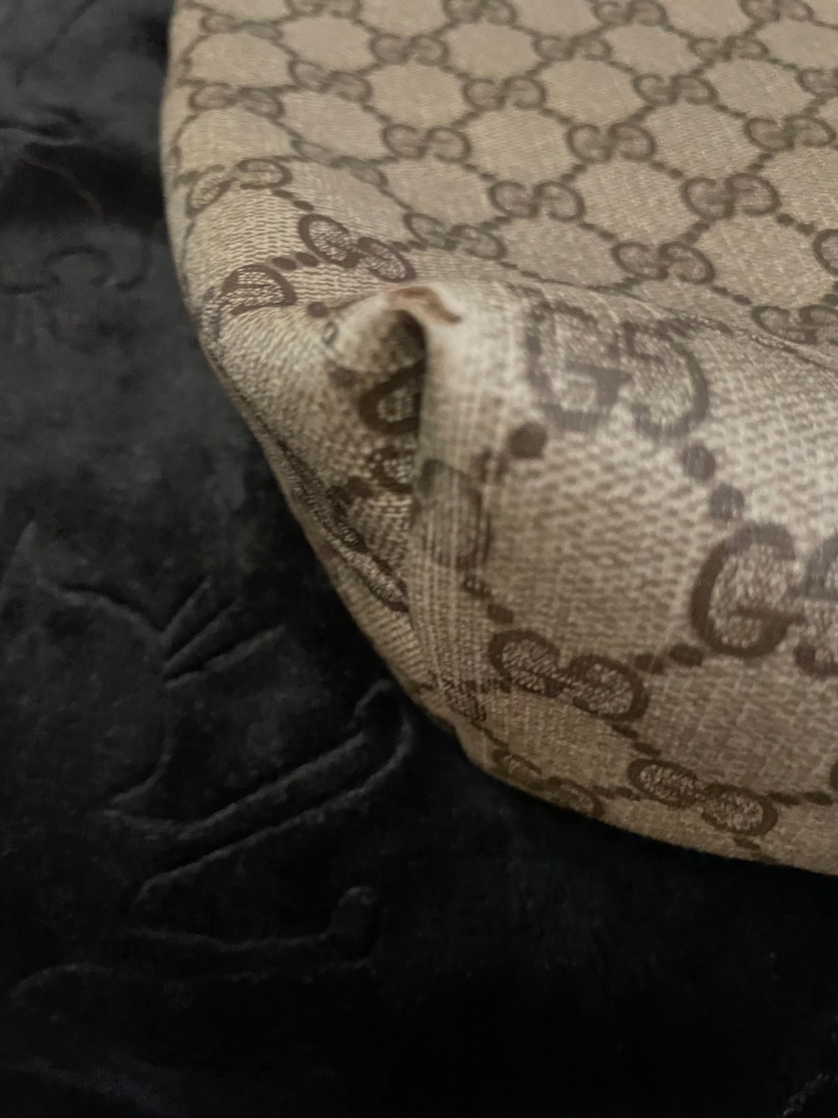 Gucci Vintage Sherry Line Tote – Signature GG – Brown