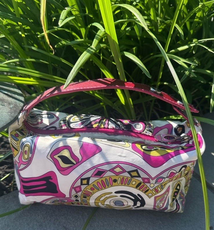 Y2K Women’s Emilio Pucci Mini Vanity Handbag Brilliant Abstract Color