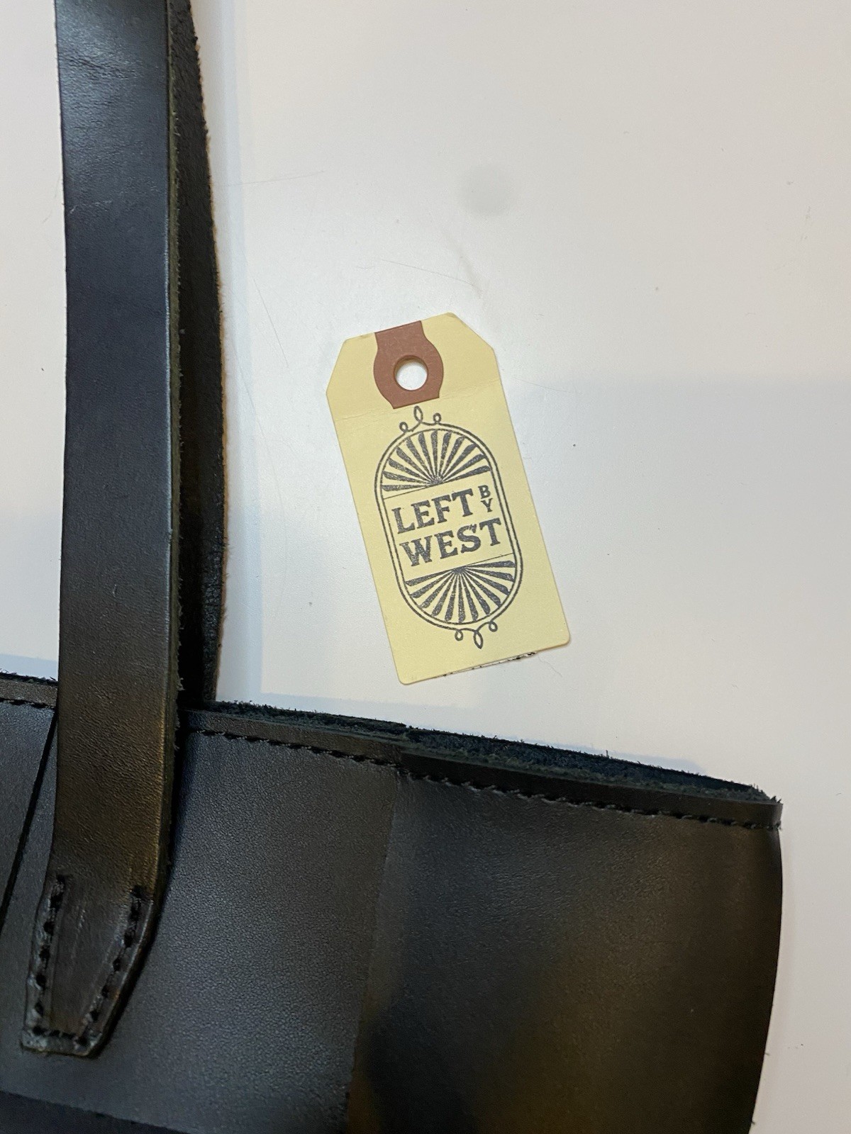 NWT – WP Standard Woven Leather Tote Bag Black