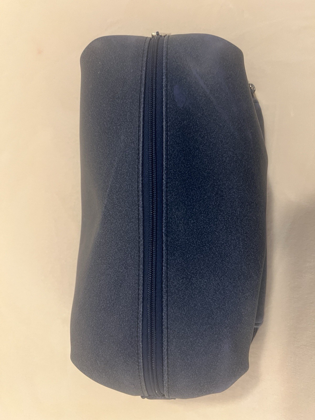 Burberry Fragrance Navy Nova Check Pouch Bag Vanity Bag Double Stack/ Rare