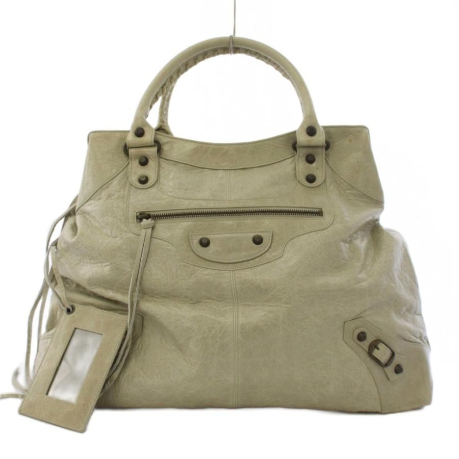 BALENCIAGA Bag: LE CITY Large Beige W43H33D8cm;