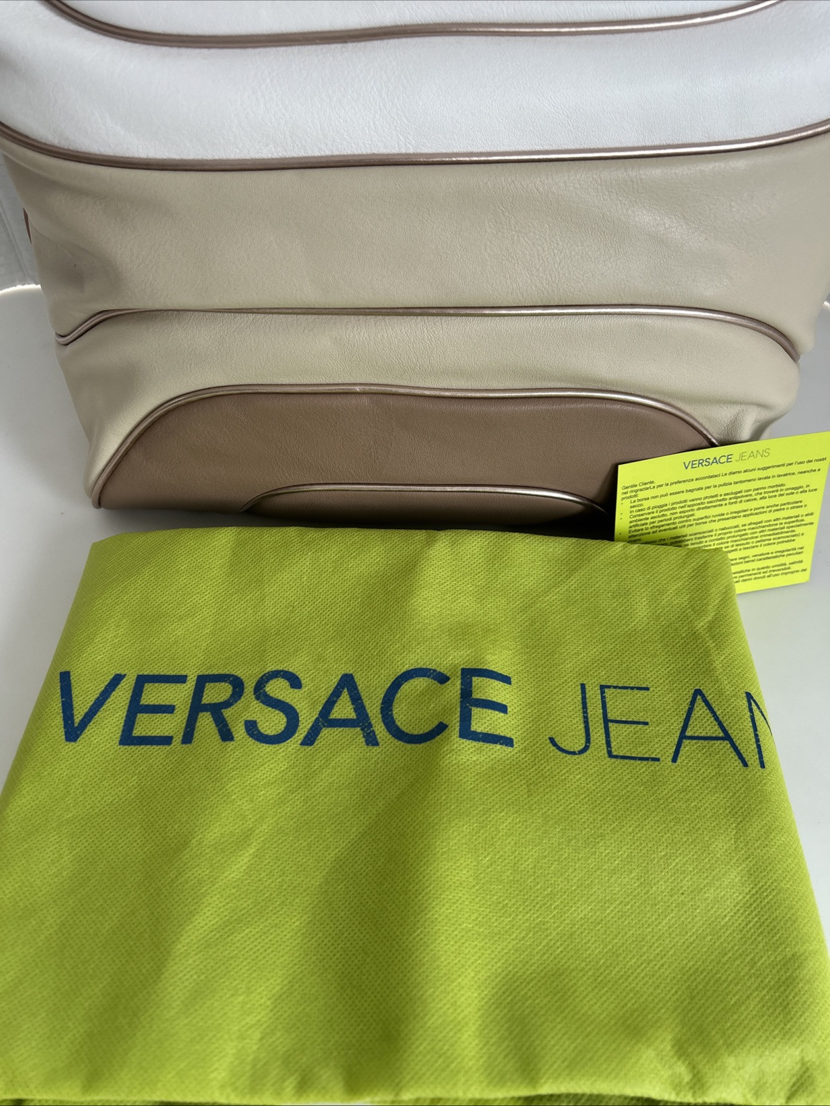 VERSAGE JEANS Hand/Shoulder Bag Purse With Dust Bag Color Multicolor