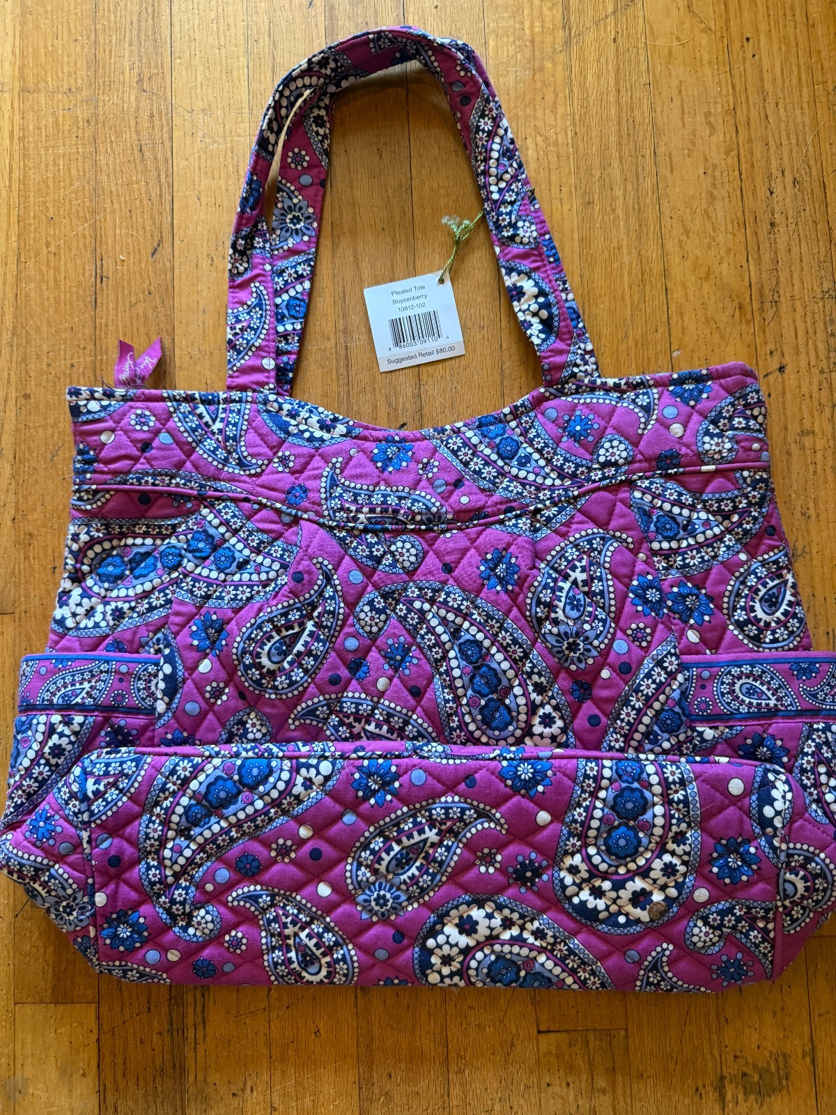Vera Bradley Large Tote Bag with zipper. ***See Description***