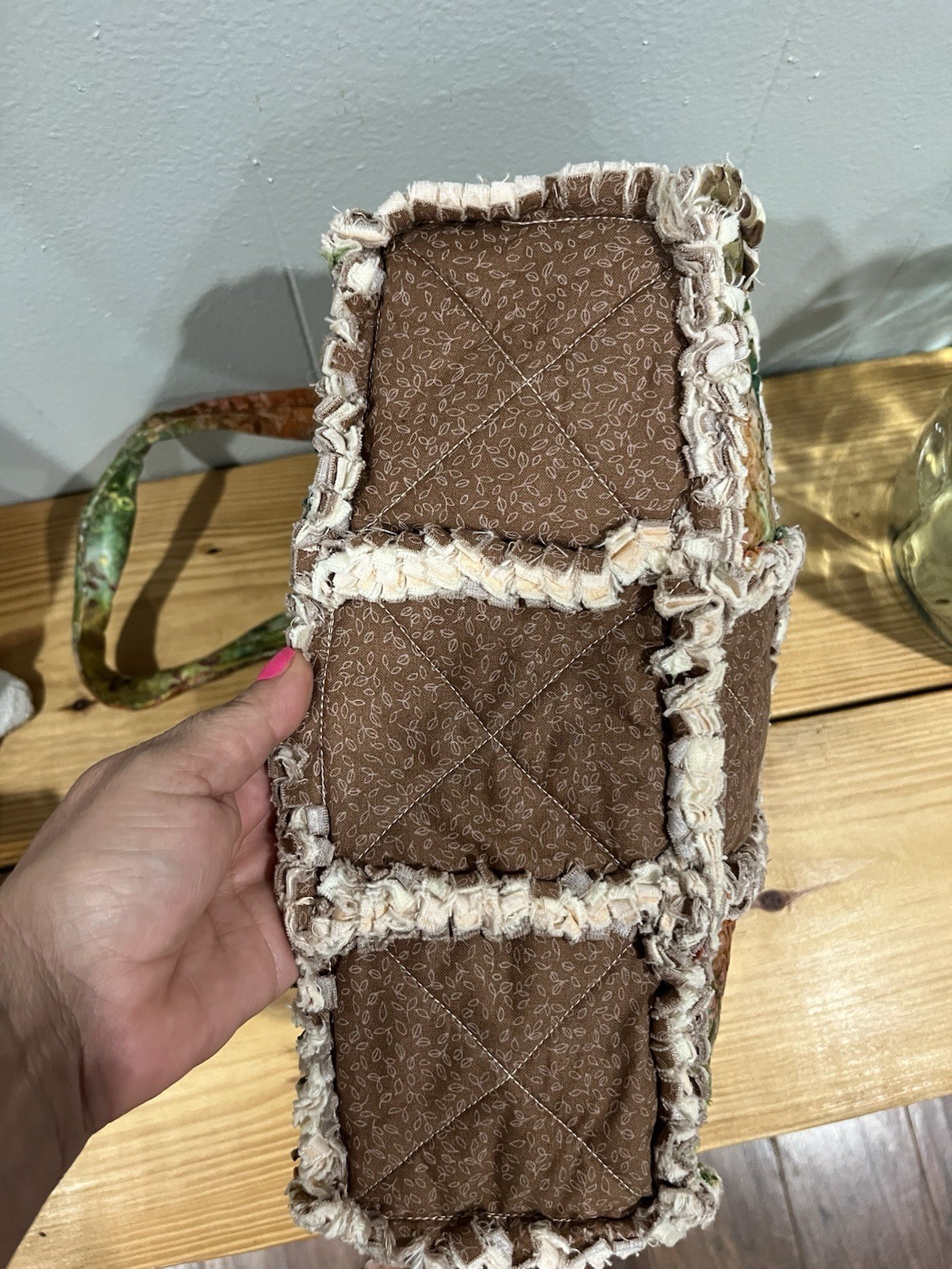 Handmade Quilted Tote Bag
