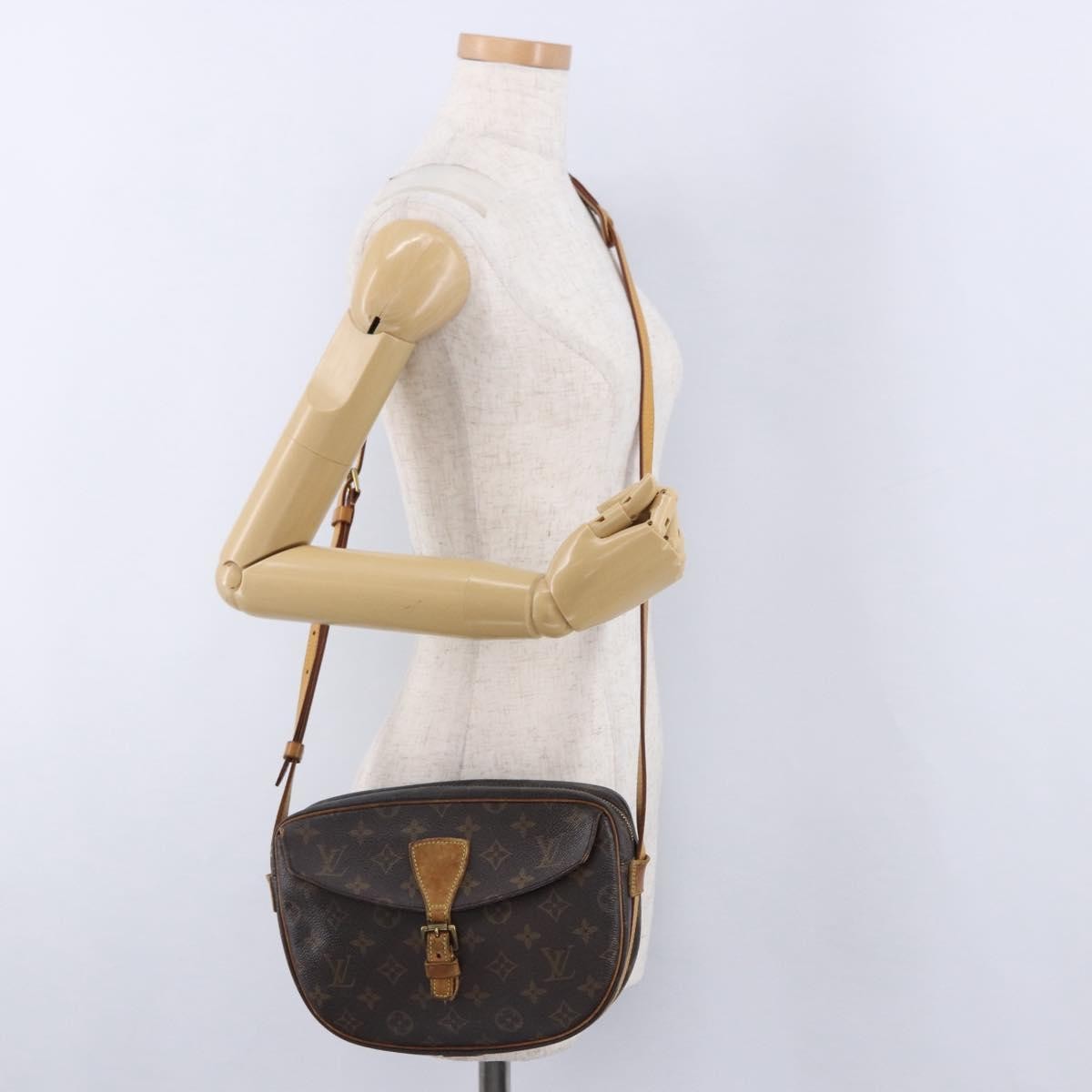 LOUIS VUITTON Monogram Jeune Fille MM Shoulder Bag M51226 LV Auth BA14648