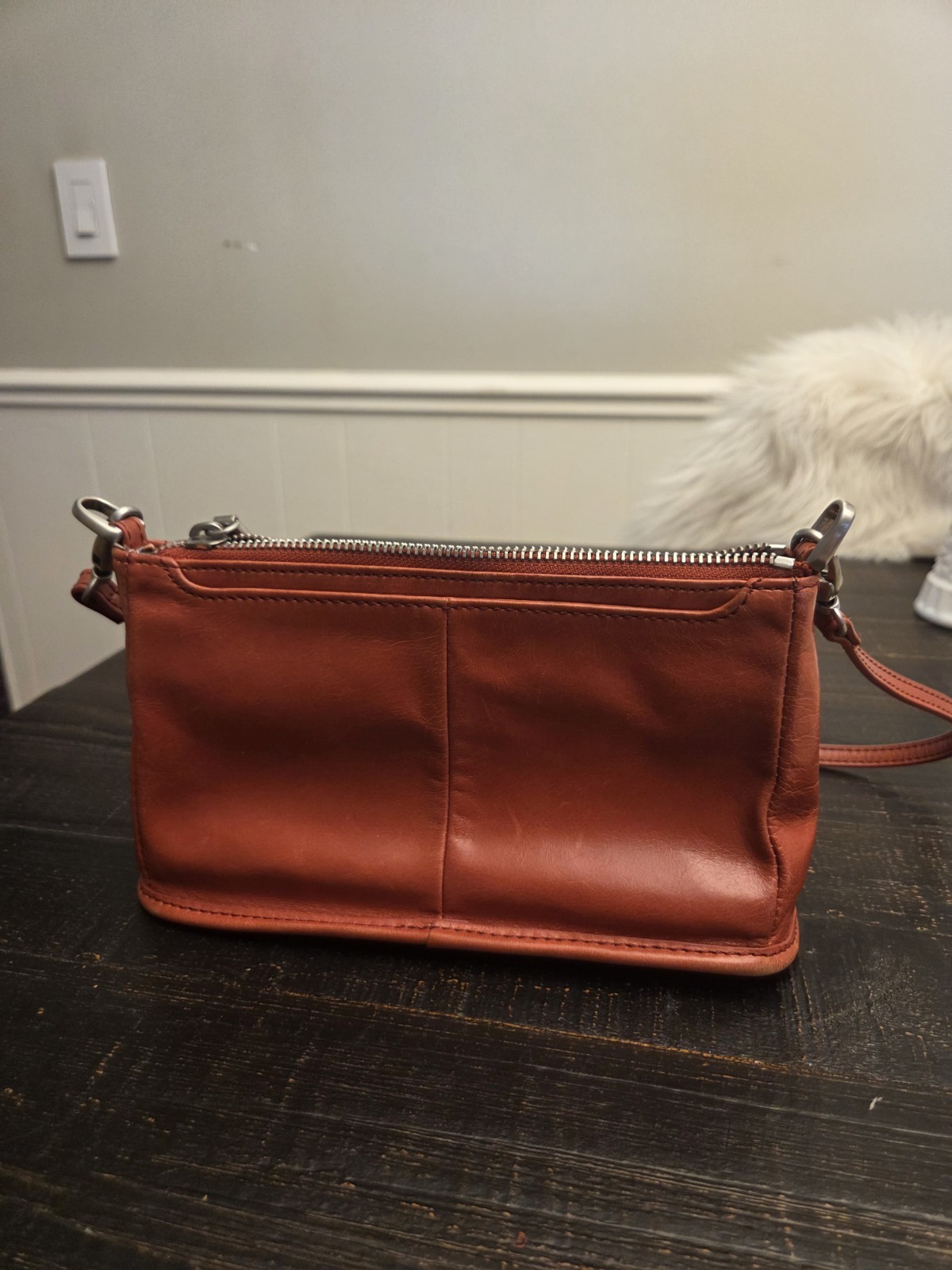 HOBO Leather Crossbody Bag Purse Boho Small