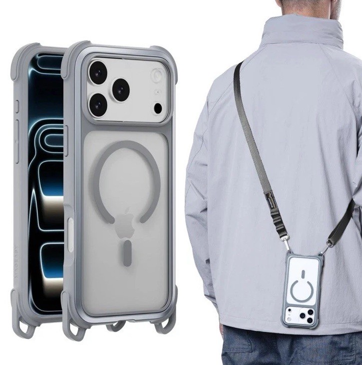 MAGEASY Case for iPhone 17 Pro Max 6.9″ with Strap – 20ft Ultimat…