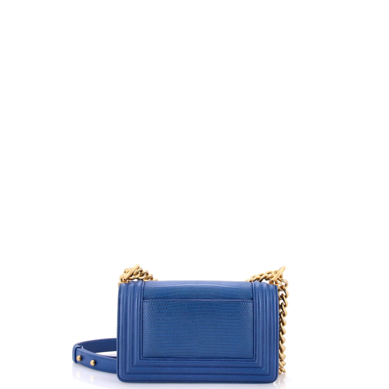 Chanel Boy Flap Bag Lizard Small