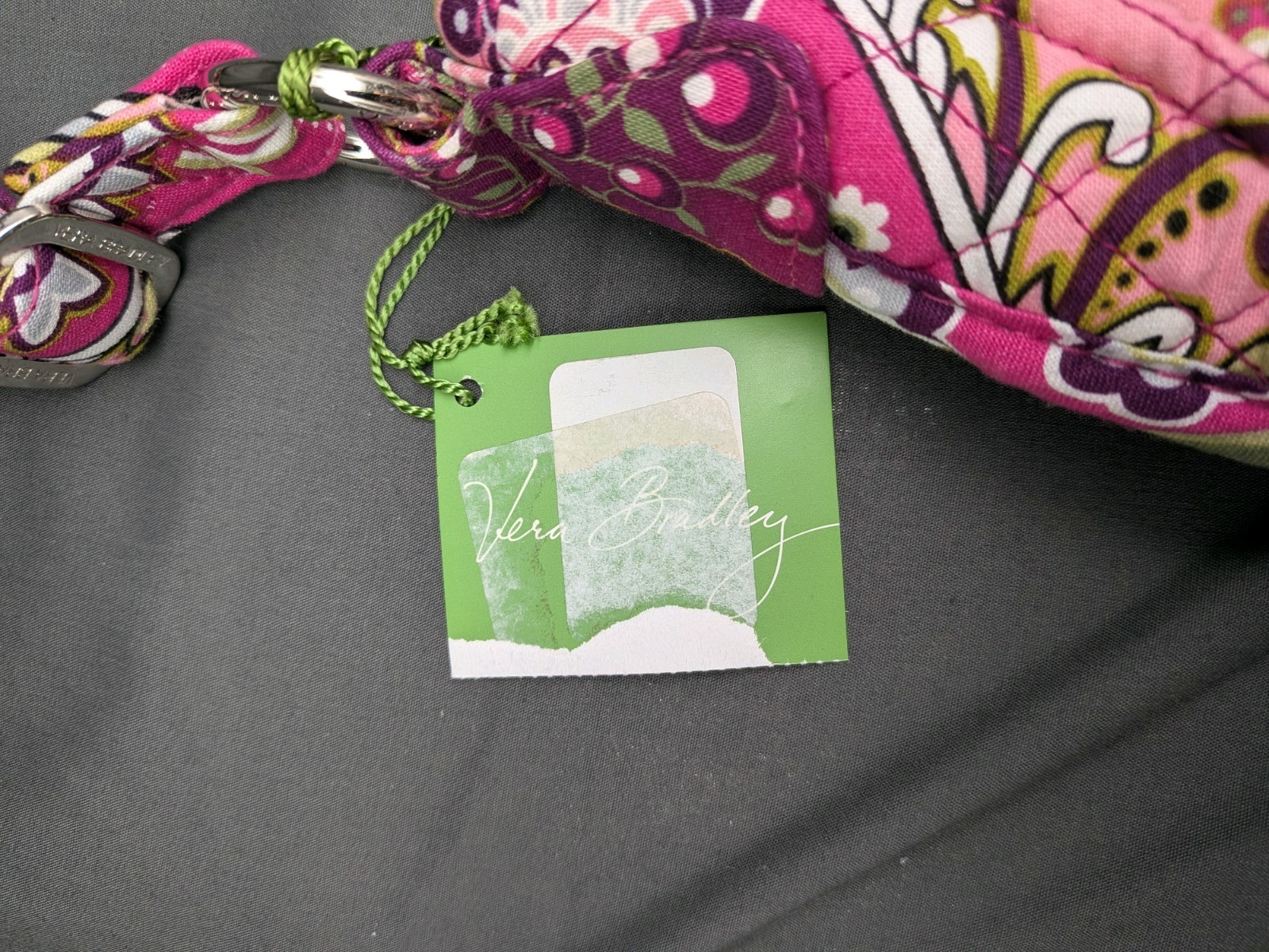 Vera Bradley Very Berry Paisley Saddle Up Crossbody Bag
