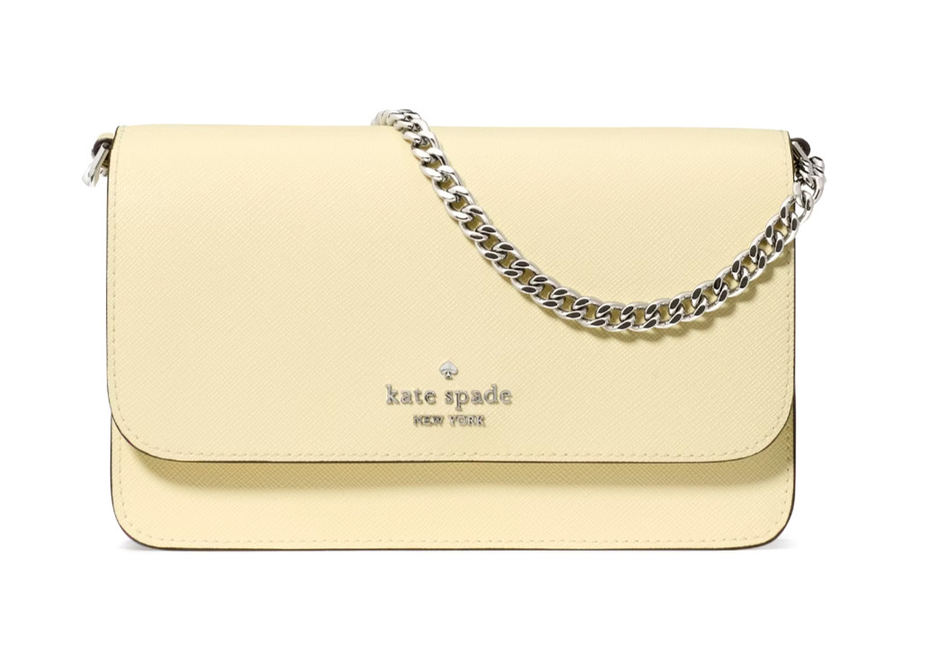 New Kate Spade Madison Willow Mini Crossbody Bag Lemon Fondant