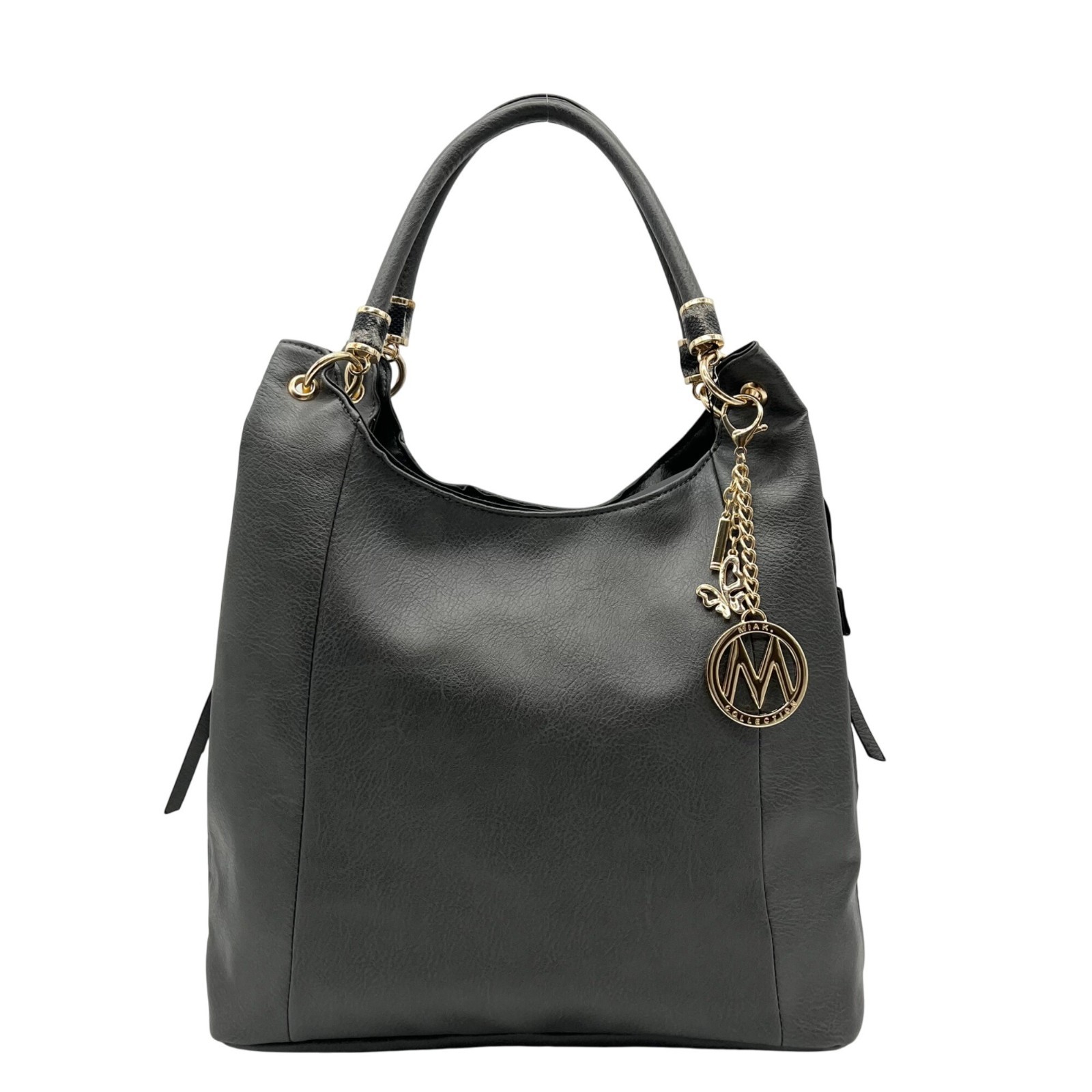 MKF Charcoal April Hobo Bag