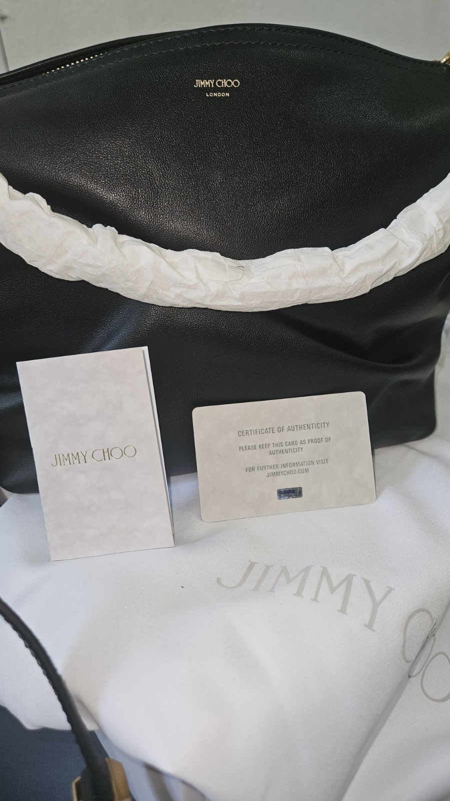 jimmy choo diamond soft hobo black gold soft calf with chain