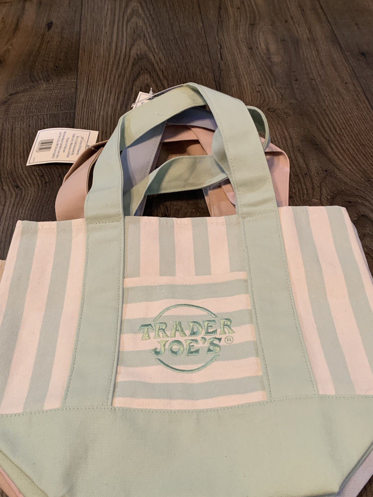 Trader Joe’s Upside Down RARE MISPRINT mini striped Mint +3 Remaining Colors NWT