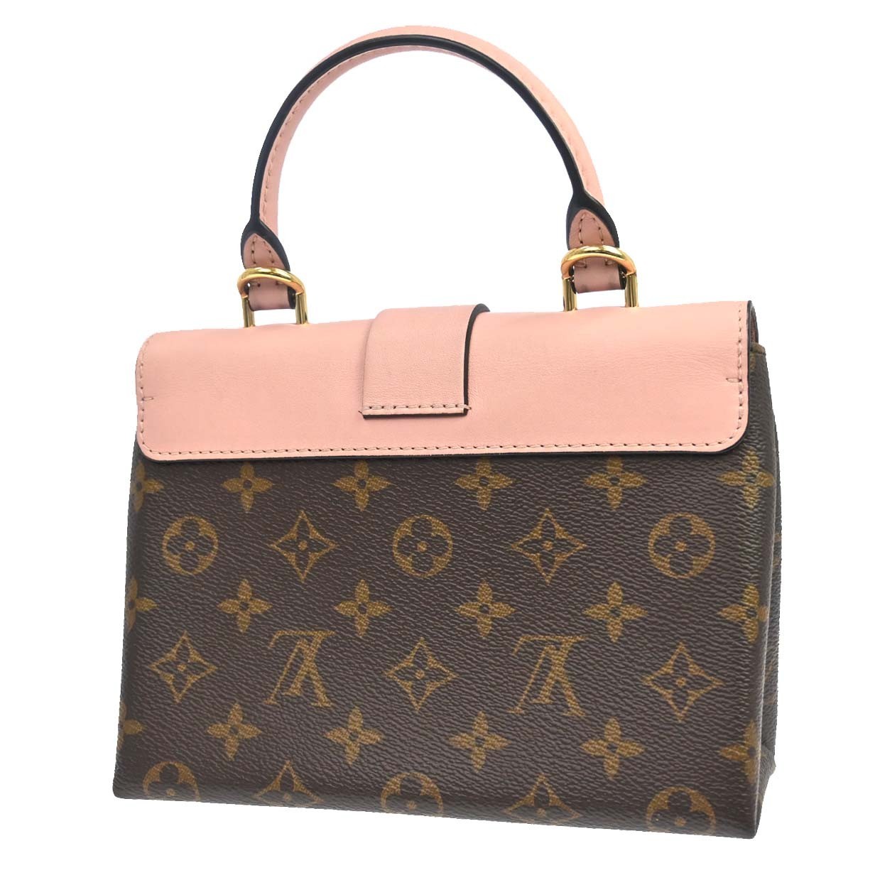 Best07/ LOUIS VUITTON MONOGRAM LOCKY BB 2WAY HANDBAG M44080 RQ04665