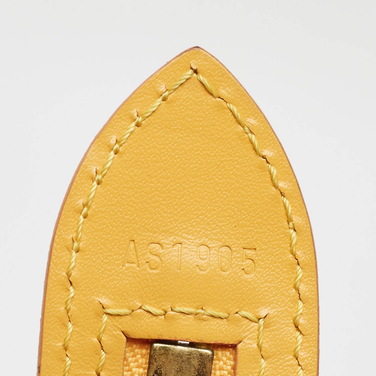 Louis Vuitton Saint Jacques GM Tassil Yellow Epi Leather Bag