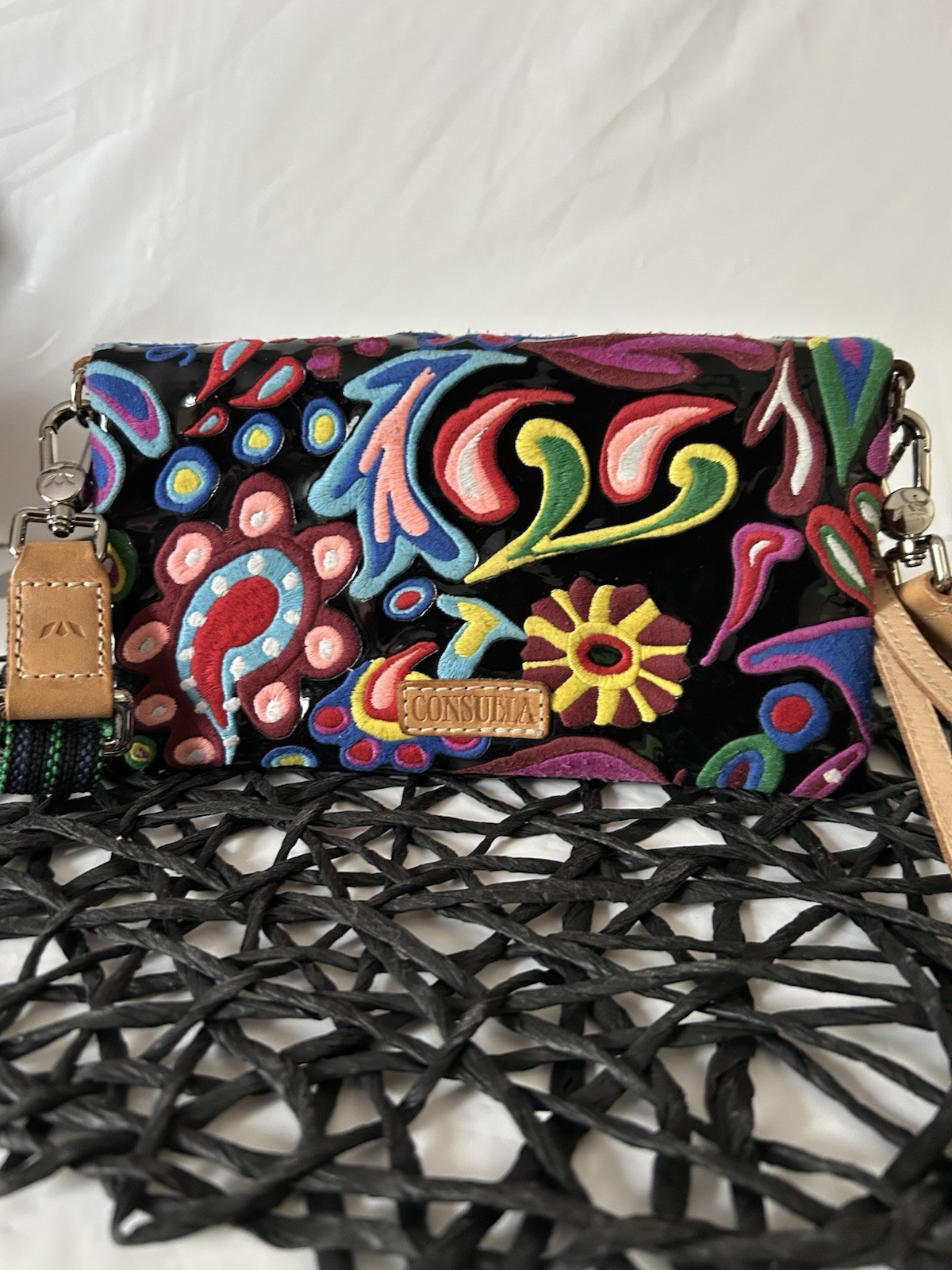 Consuela Mack Uptown Embroidered Crossbody/ Wallet