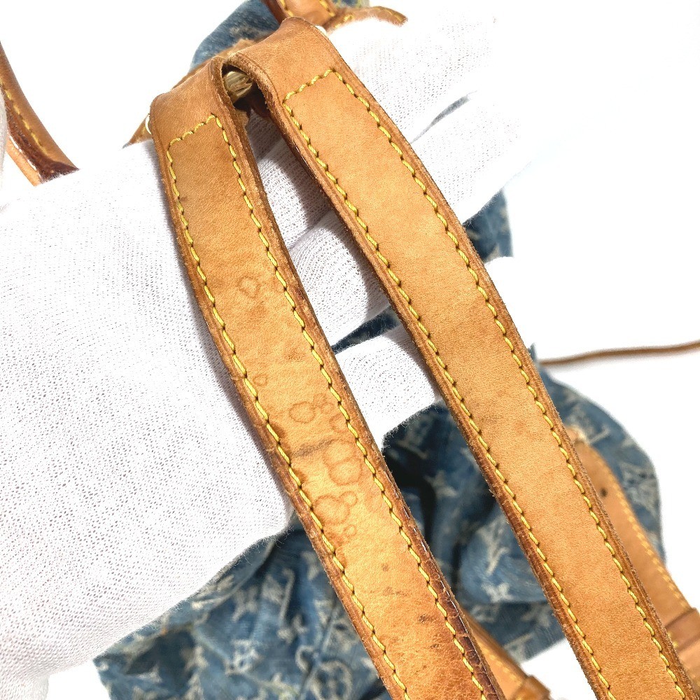 LOUIS VUITTON M95056 Sac Ado GM Backpack Monogram Denim Canvas blue