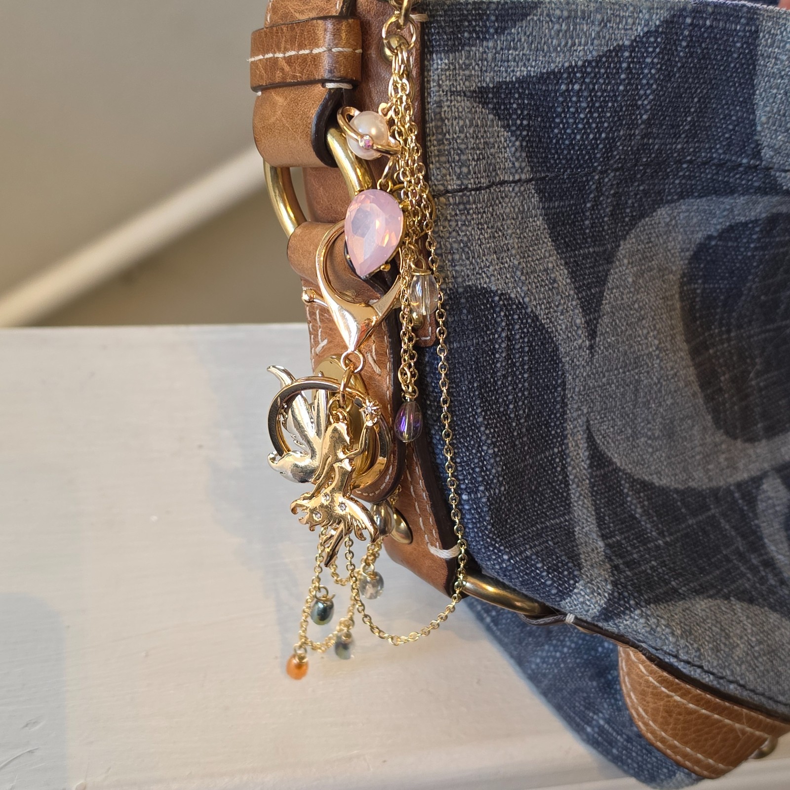 Fairy Purse Chain/Charm, Bag Charm, Keychain, Wristlet/Belt Chain