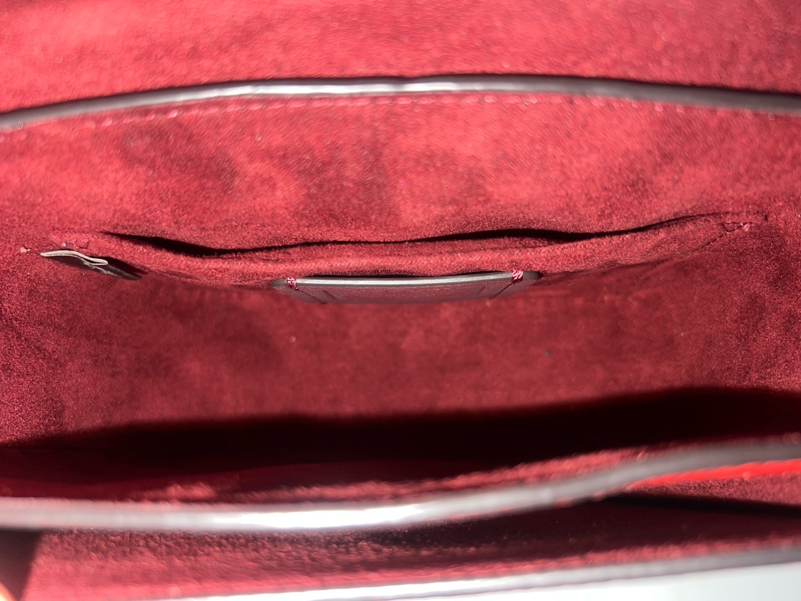 COACH Kleo Pebble Leather Shoulder Bag in Bright Poppy Red C5685