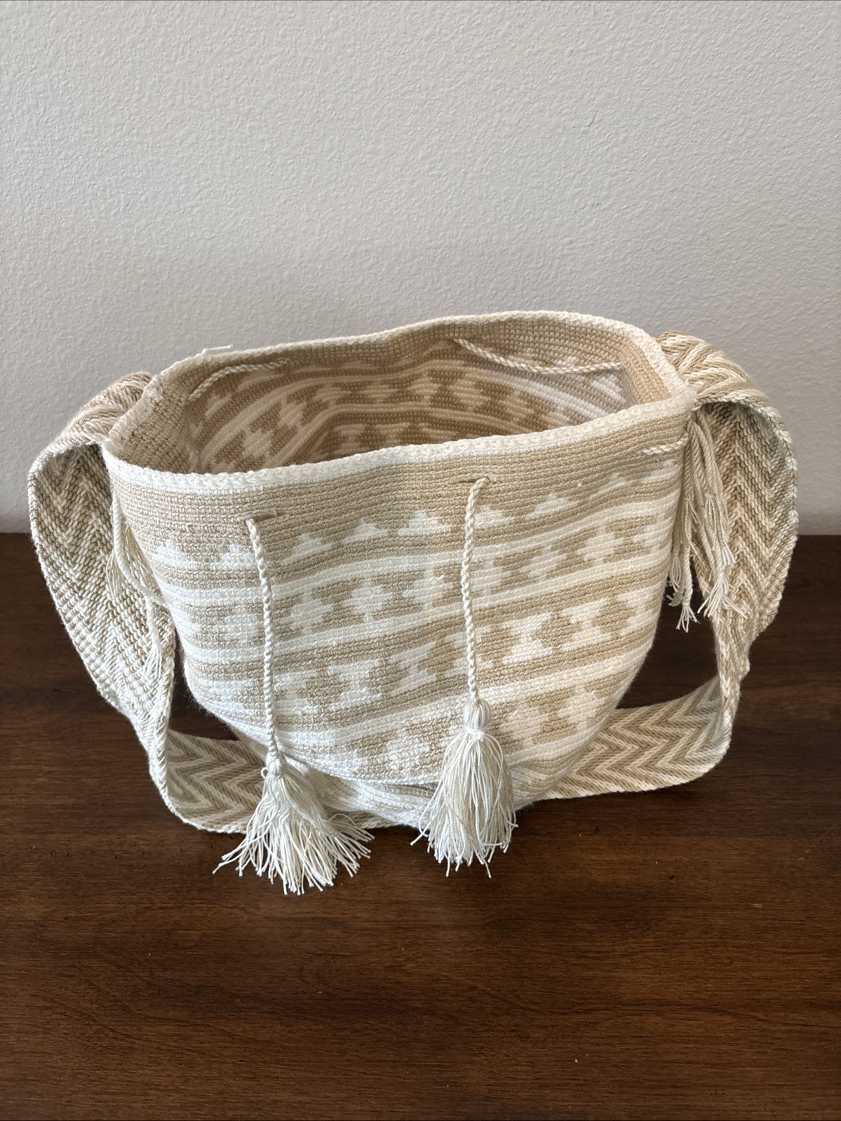 New Authentic 100% Arhuaco Machila Colombia Large Handwoven Large Bag Multicolor