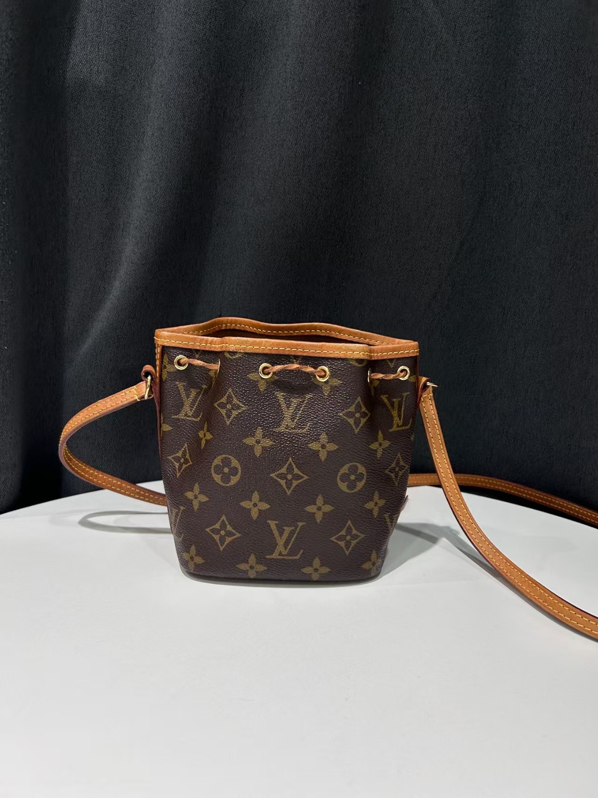 Louis Vuitton Nano Noé Crossbody Bag Monogram Canvas France
