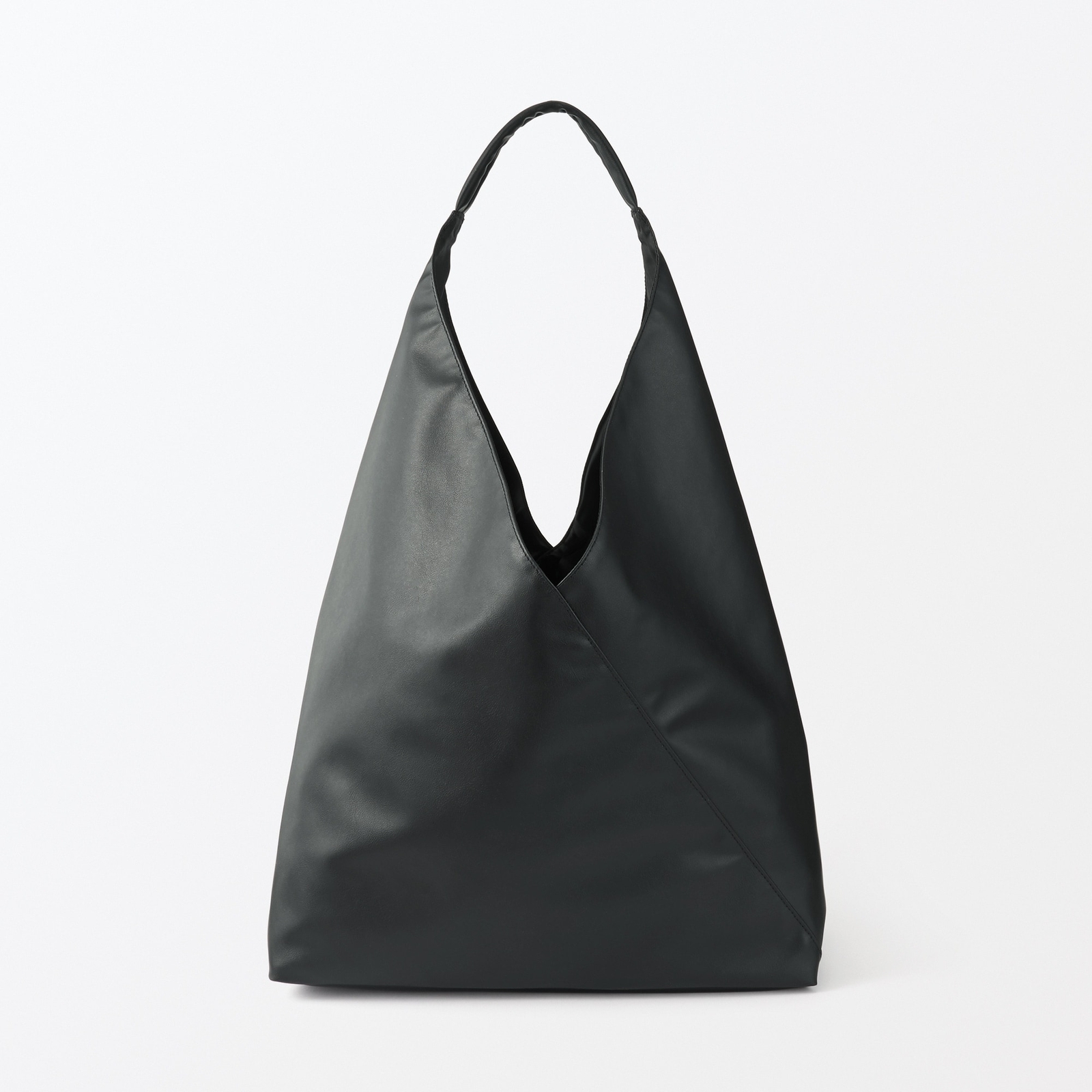 New MUJI One-shoulder Bag Made from Plant-based Materials H28.5 x W36.5 x D17cm