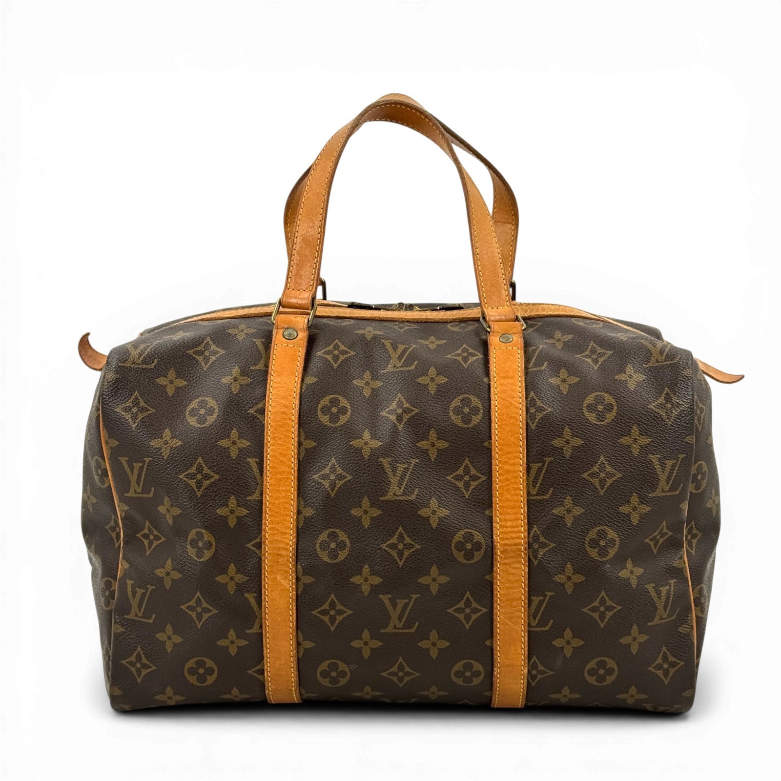 LOUIS VUITTON Sac Souple 35 Monogram Canvas Brown Travel Boston Bag M41626