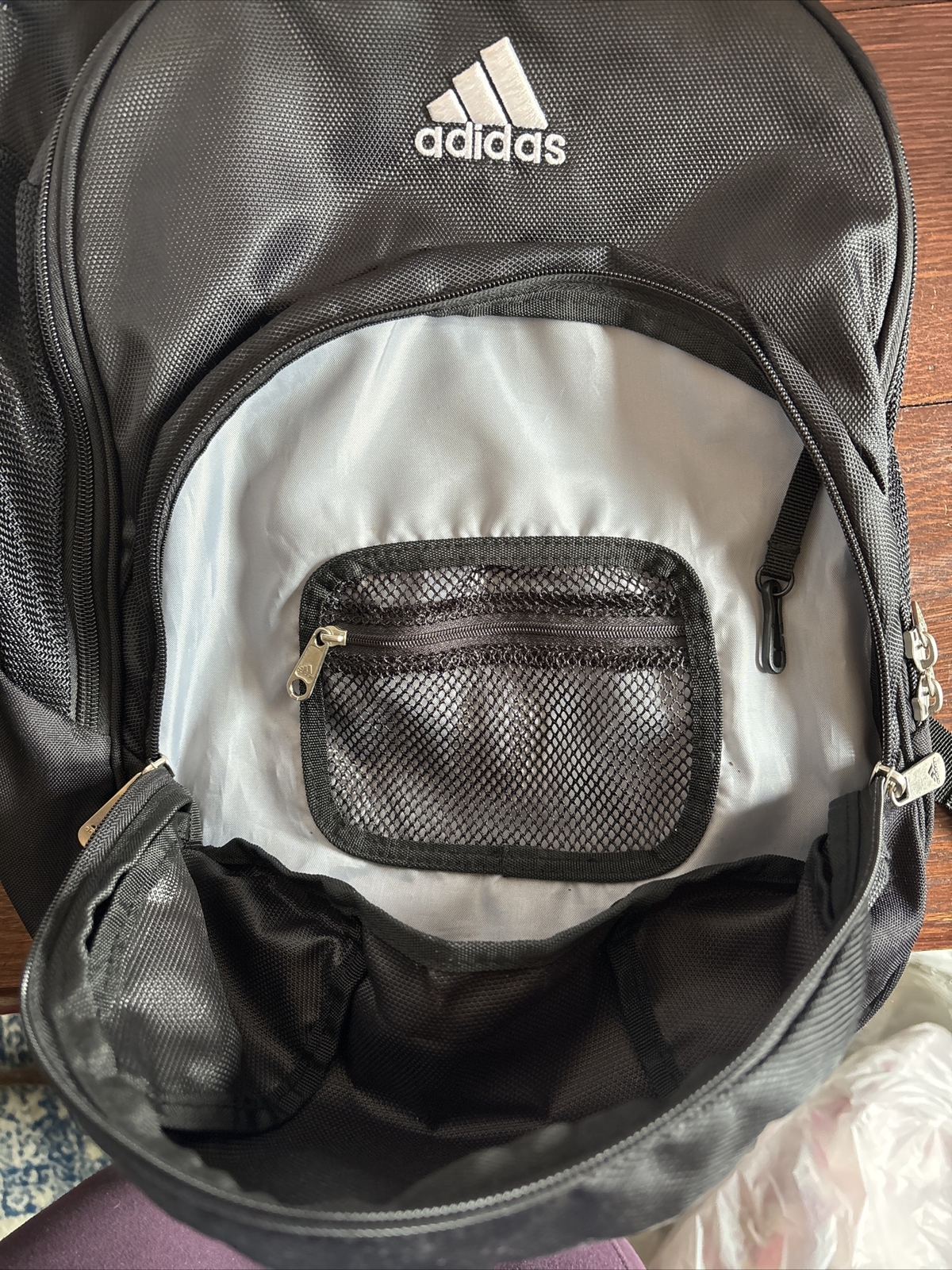 Adidas Backpack Large Storage Capacity RN90288 Black Sports