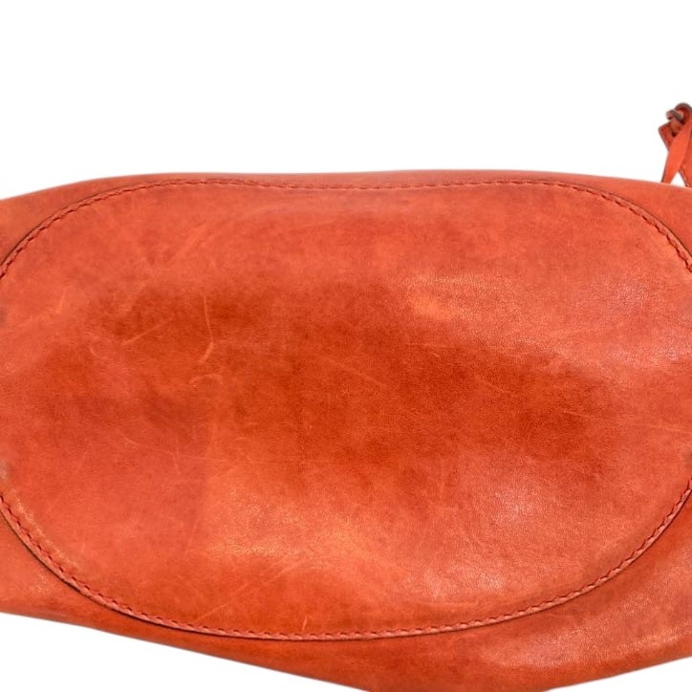 ANDREA MABIANI Leather 2-Way Shoulder Bag in Red Women USED