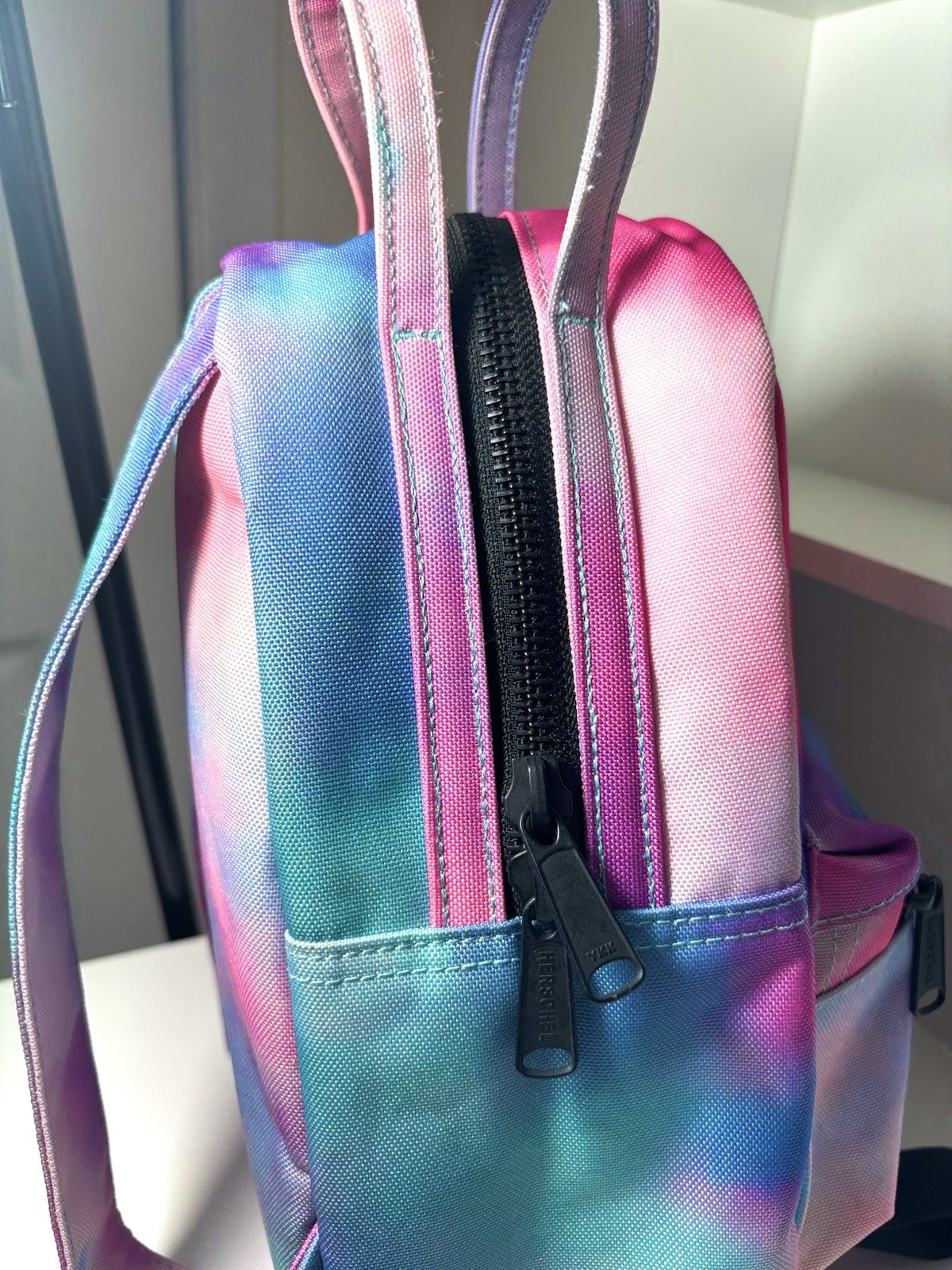 Herschel Nova Mini Backpack Pink Blue Purple Tie Dye NWOT Travel Bag