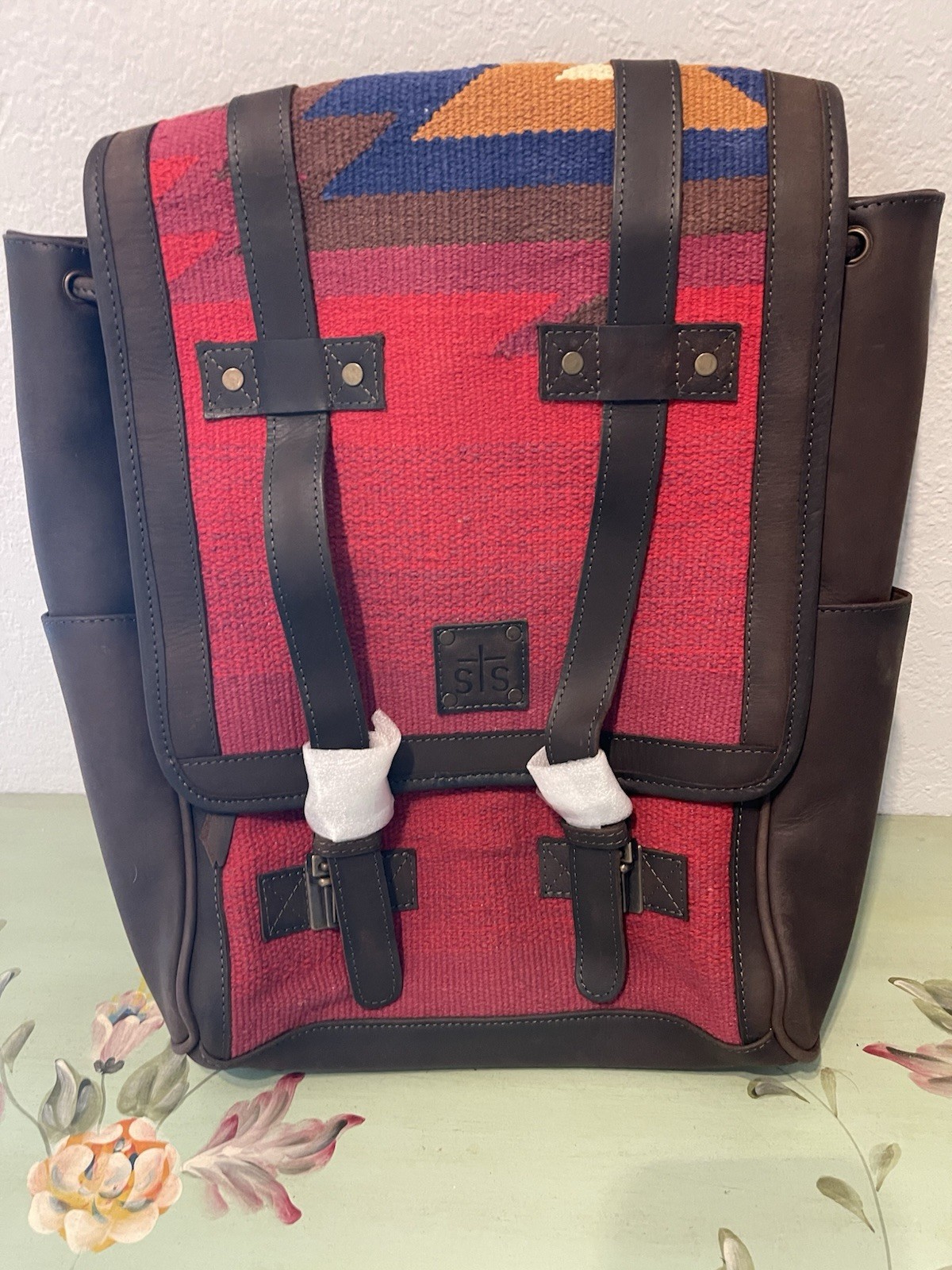 NWT STS Ranchwear Crimson Sun Knapsack Backpack