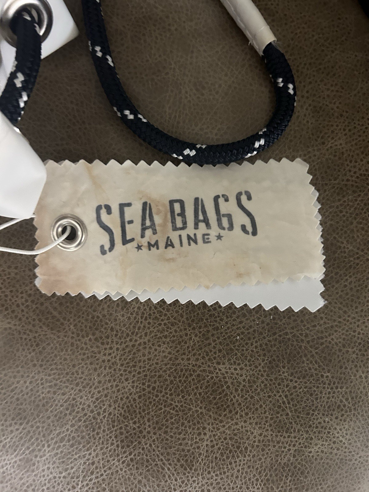Sea Bags Maine Recycled Sail Double Strap Bag- Retail $120-New with Tags