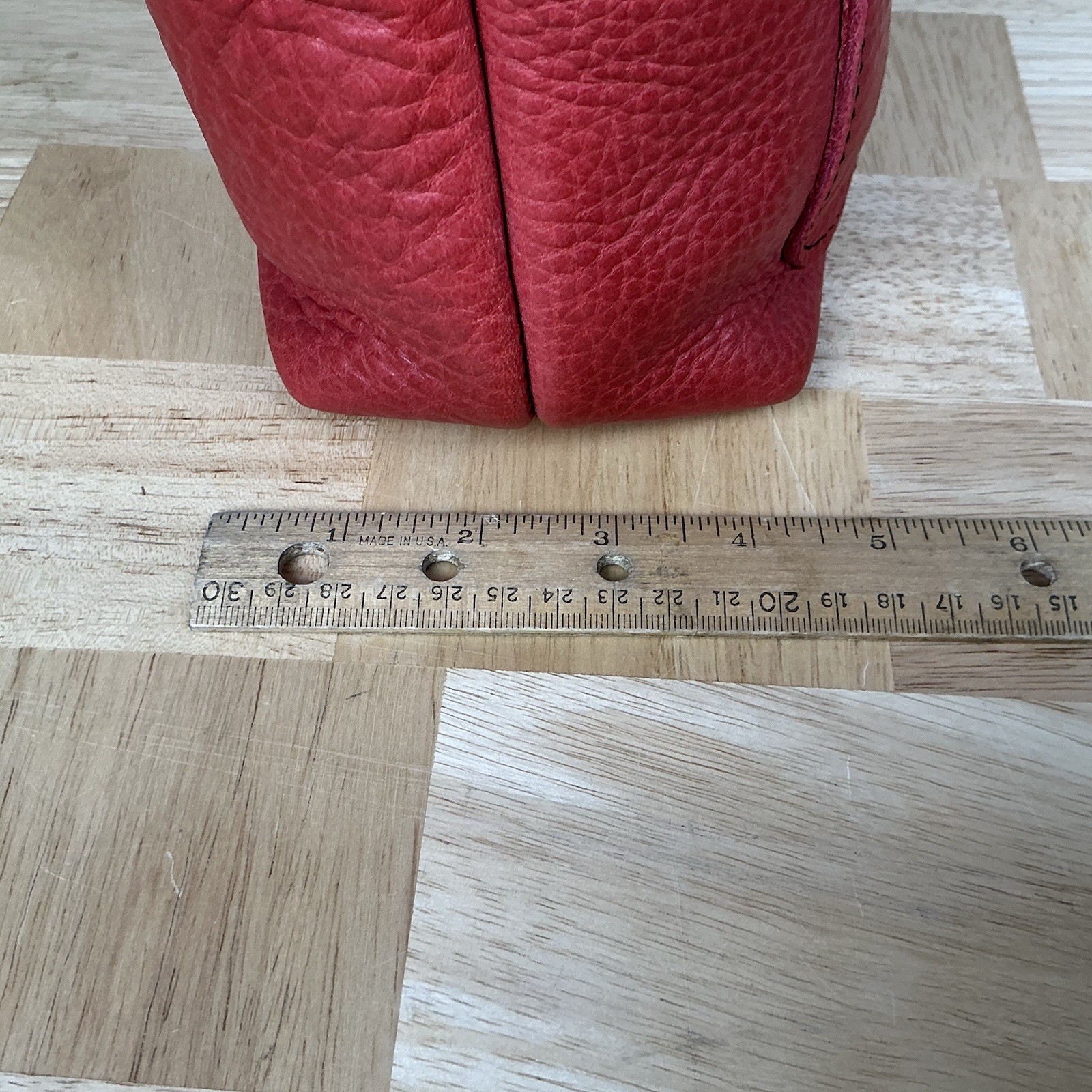 Go Forth Goods Crimson Mini Avery Crossbody With Black EUC GFG