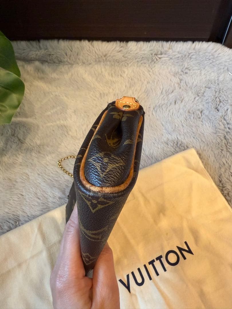 LOUIS VUITTON Monogram Eva Shoulder Bag M95567 LV Auth