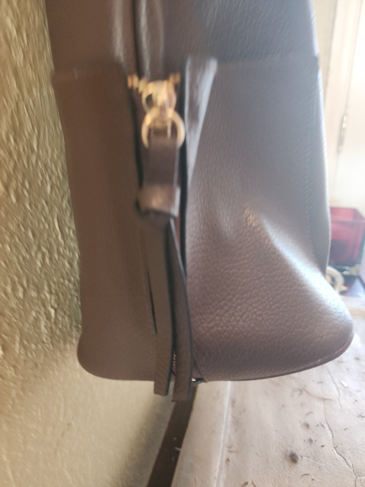 Steve Madden Brown Shoulder/Crossbody Tote Satchel w/Coin Pouch 10.5″ Tall x 14″