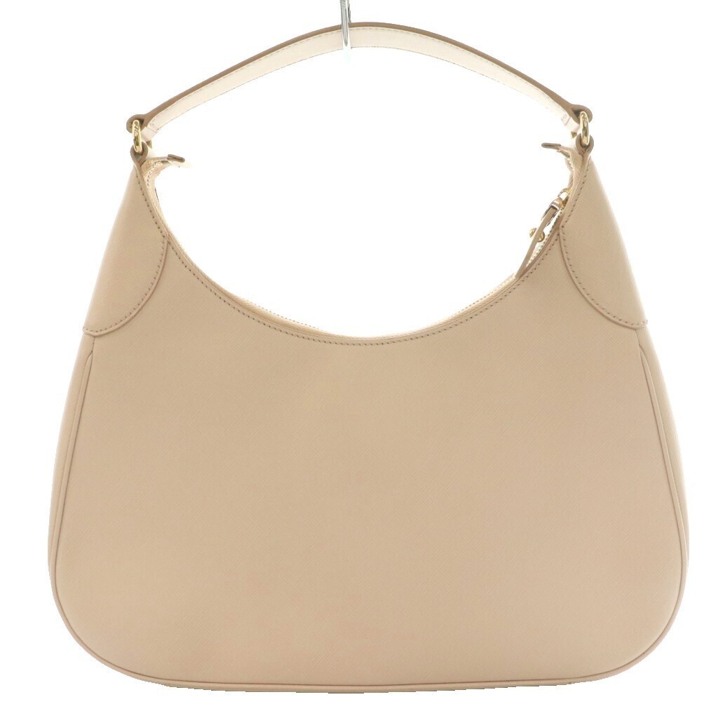 Salvatore Ferragamo Gancini Pink Leather Shoulder Bag Handbag Gold Hardware
