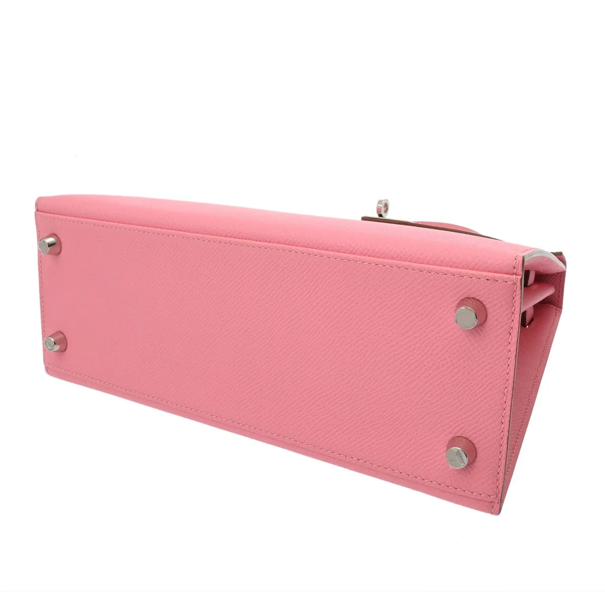 Hermes Kelly Handbag Epsom Leather Pink #WB5372