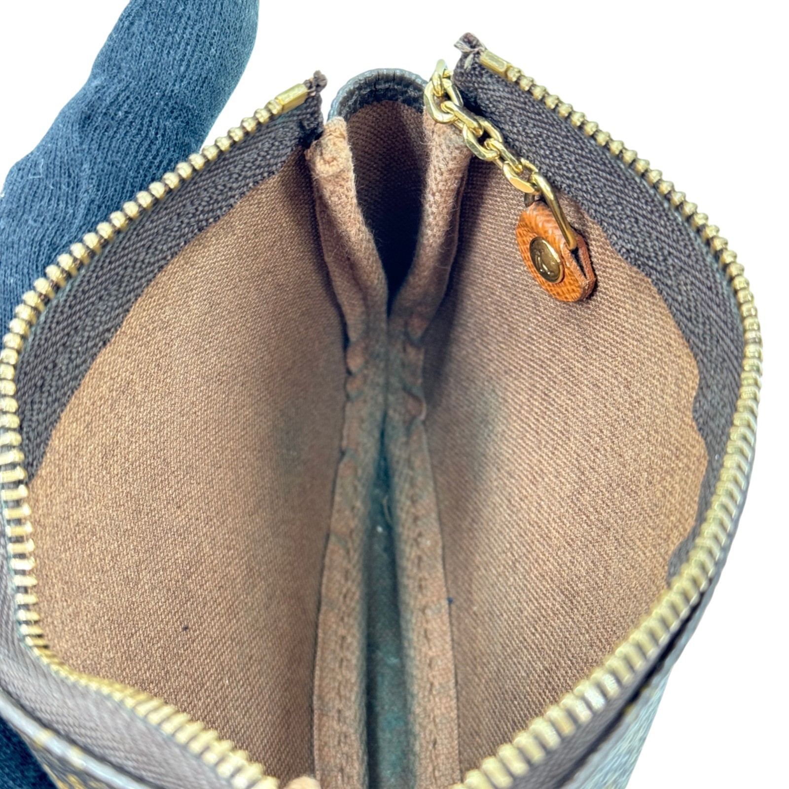 LOUIS VUITTON Trousse Cle Monogram Canvas Wardrobe Trunks Coin Purse M63800