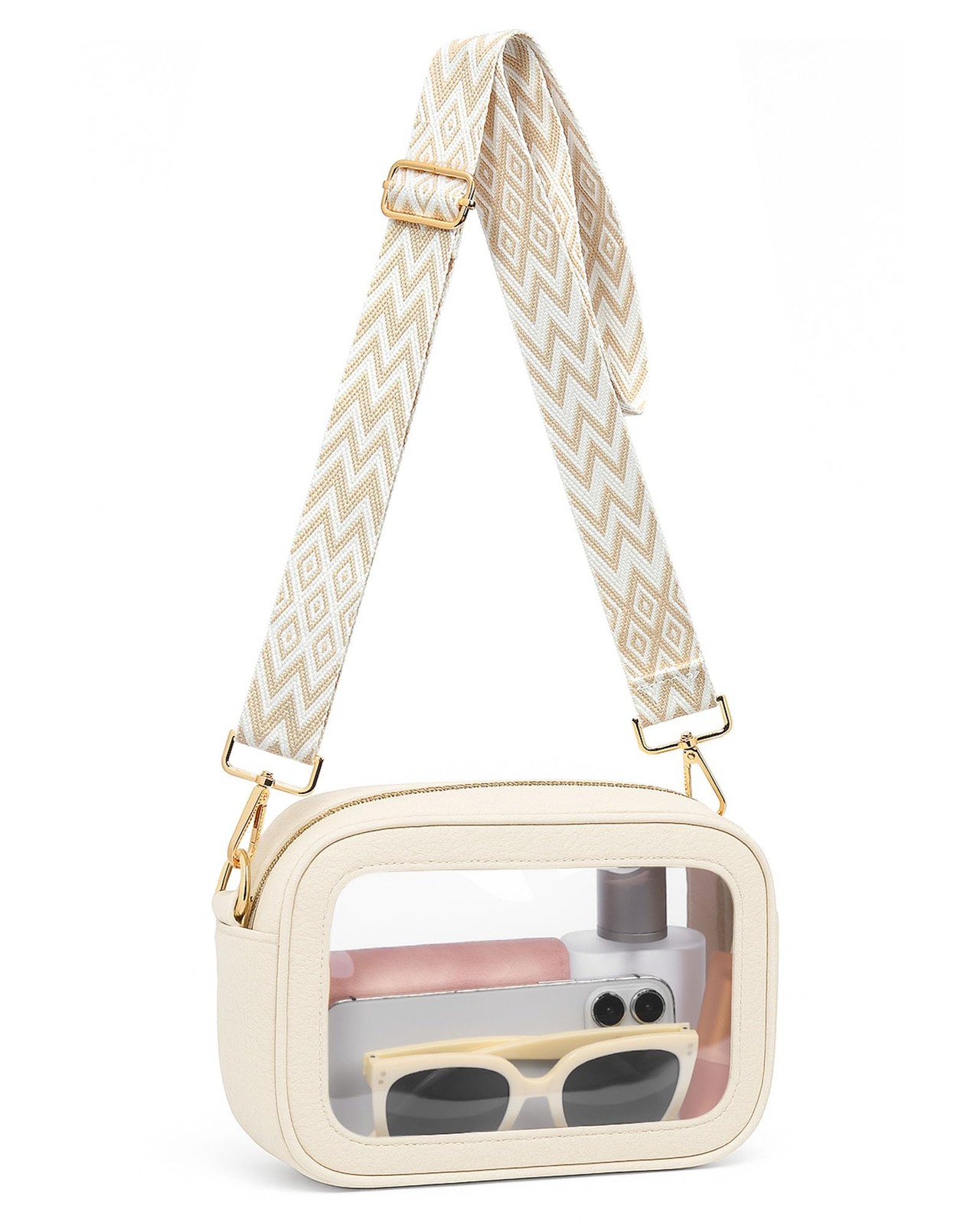 Clear Bag for Stadium Events, Clear Purses for Women Stadium Crossbody, Concert
