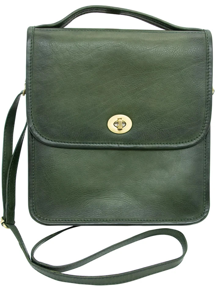 Smith & Wesson Vintage Style Cross Body Bag Purse Concealed Carry Green NEW