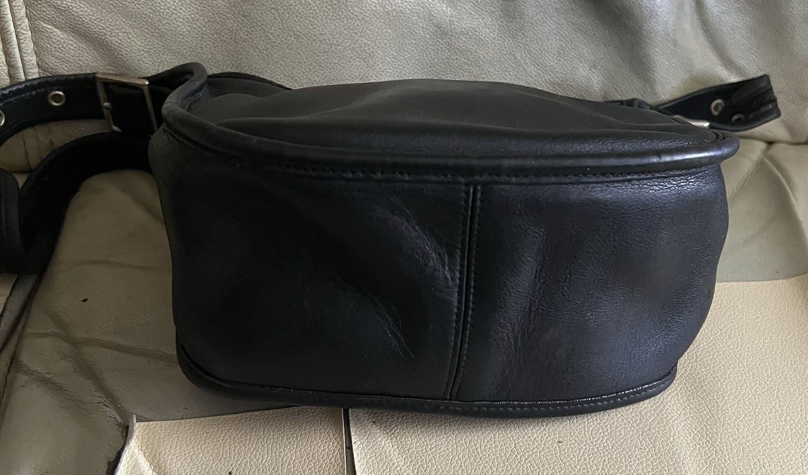 Vintage Coach Bag Black Leather Janice Legacy Crossbody 9950