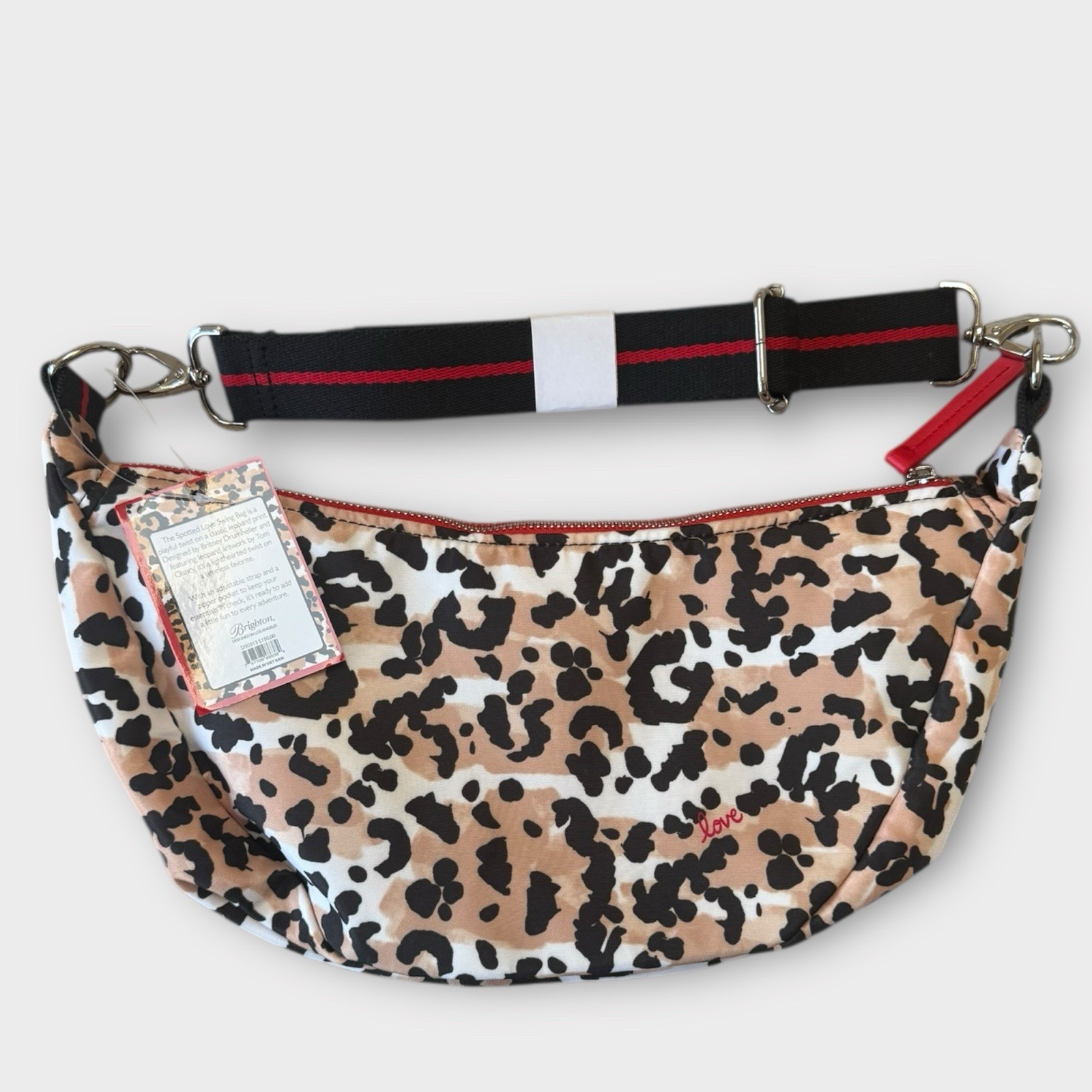 NWT Brighton Spotted Love Swing Bag